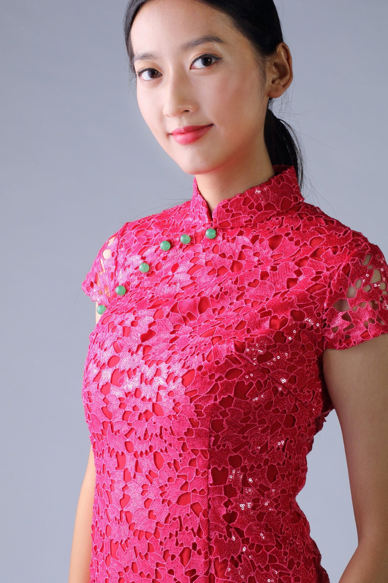 DAVINA亮片旗袍(紅色):圖片 5